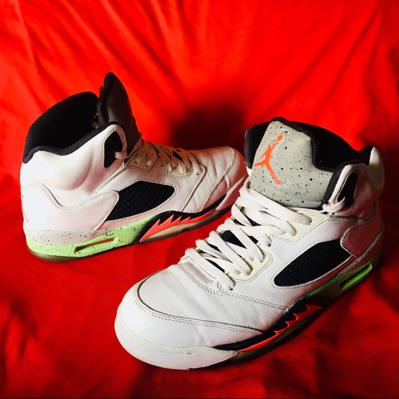 Men’s Air Jordan 5 Retro Poison Green (10)